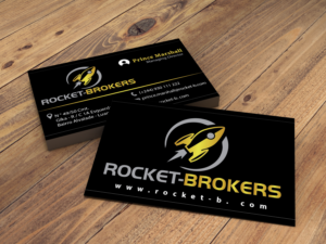Visitenkarten-Design von chamika18 für ROCKET BROKERS | Design: #22430937