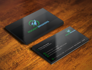 Visitenkarten-Design von MBSdesign für ROCKET BROKERS | Design #22415385
