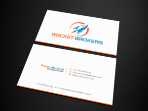 Business Card Design by HAKIMA 2 for ROCKET BROKERS | Design: #22418099