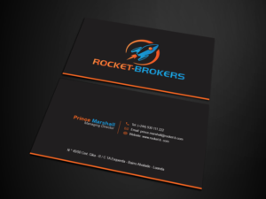 Business Card Design by HAKIMA 2 for ROCKET BROKERS | Design: #22418158