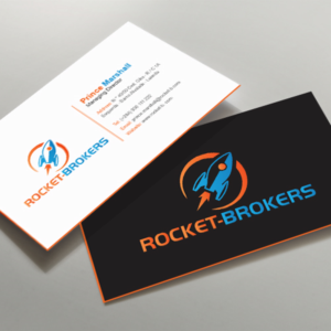 Business Card Design by HAKIMA 2 for ROCKET BROKERS | Design: #22420266