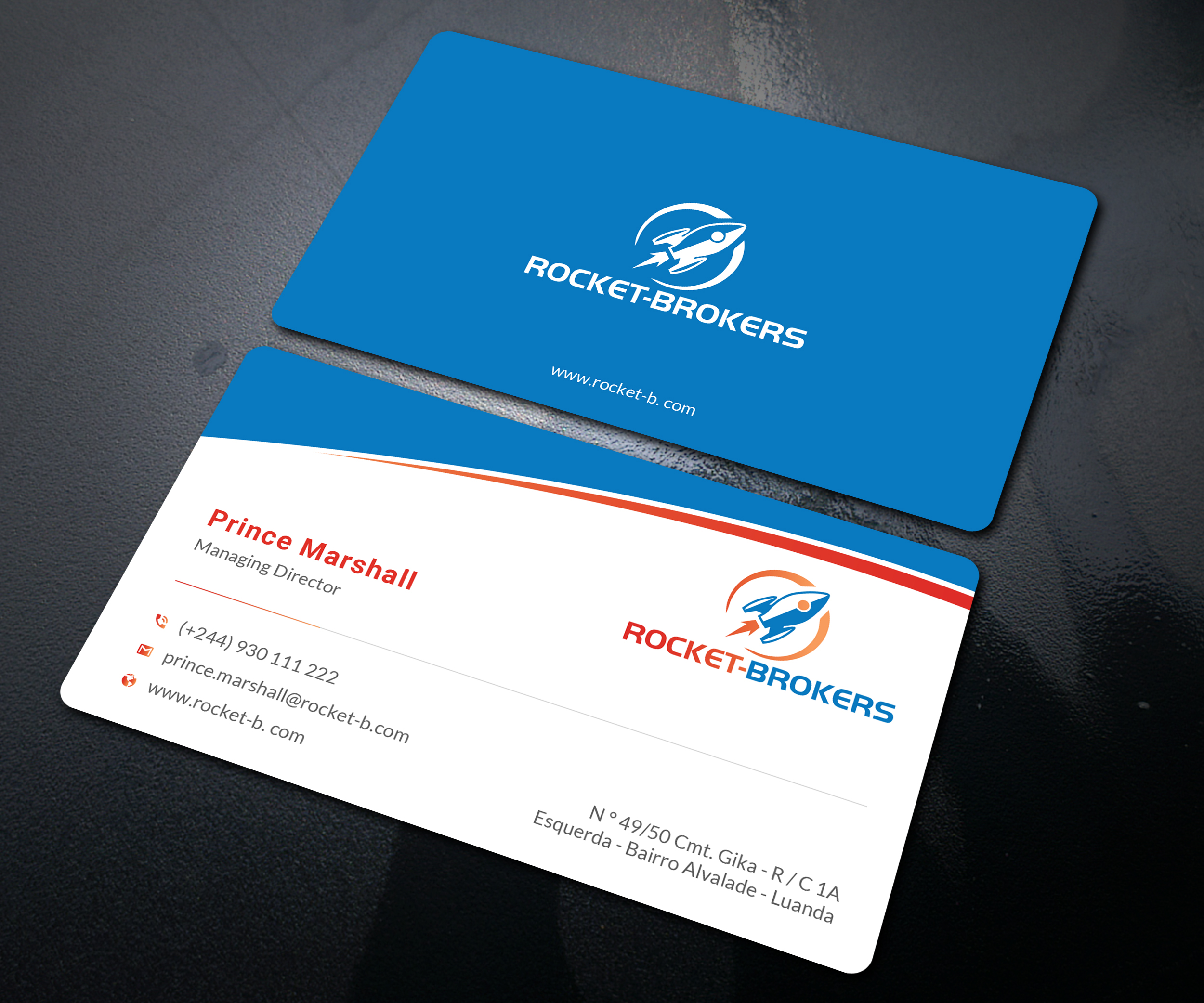 Design de Carte de Visite par Uttom 2 pour ROCKET BROKERS | Design #22419952