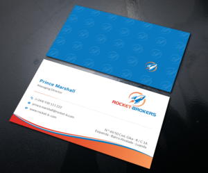 Business Card Design by Uttom 2 for ROCKET BROKERS | Design: #22419953