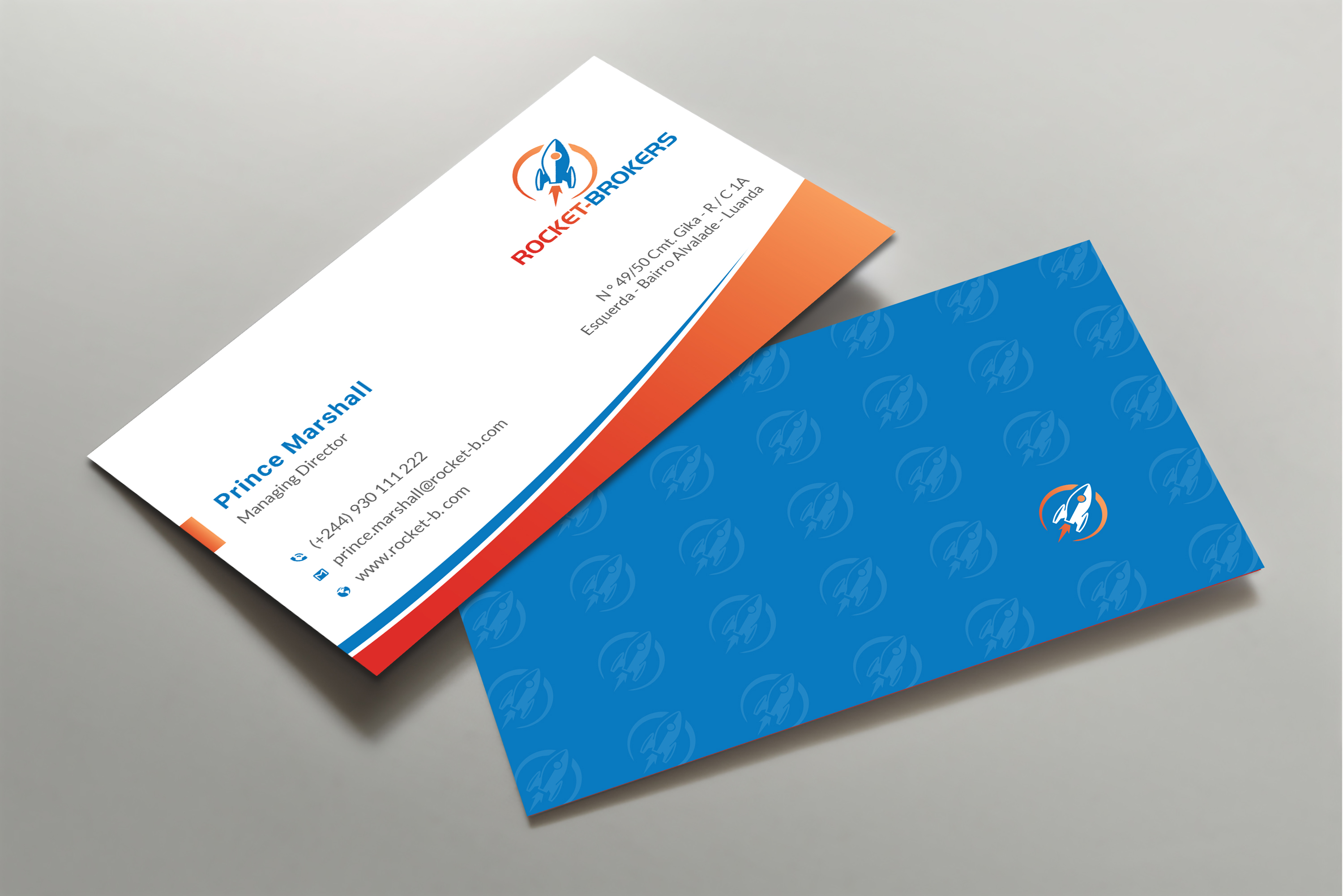 Diseño de Tarjeta de Presentación por Uttom 2 para ROCKET BROKERS | Diseño #22419960