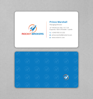 Business Card Design by Uttom 2 for ROCKET BROKERS | Design: #22419962