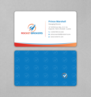 Business Card Design by Uttom 2 for ROCKET BROKERS | Design: #22419963