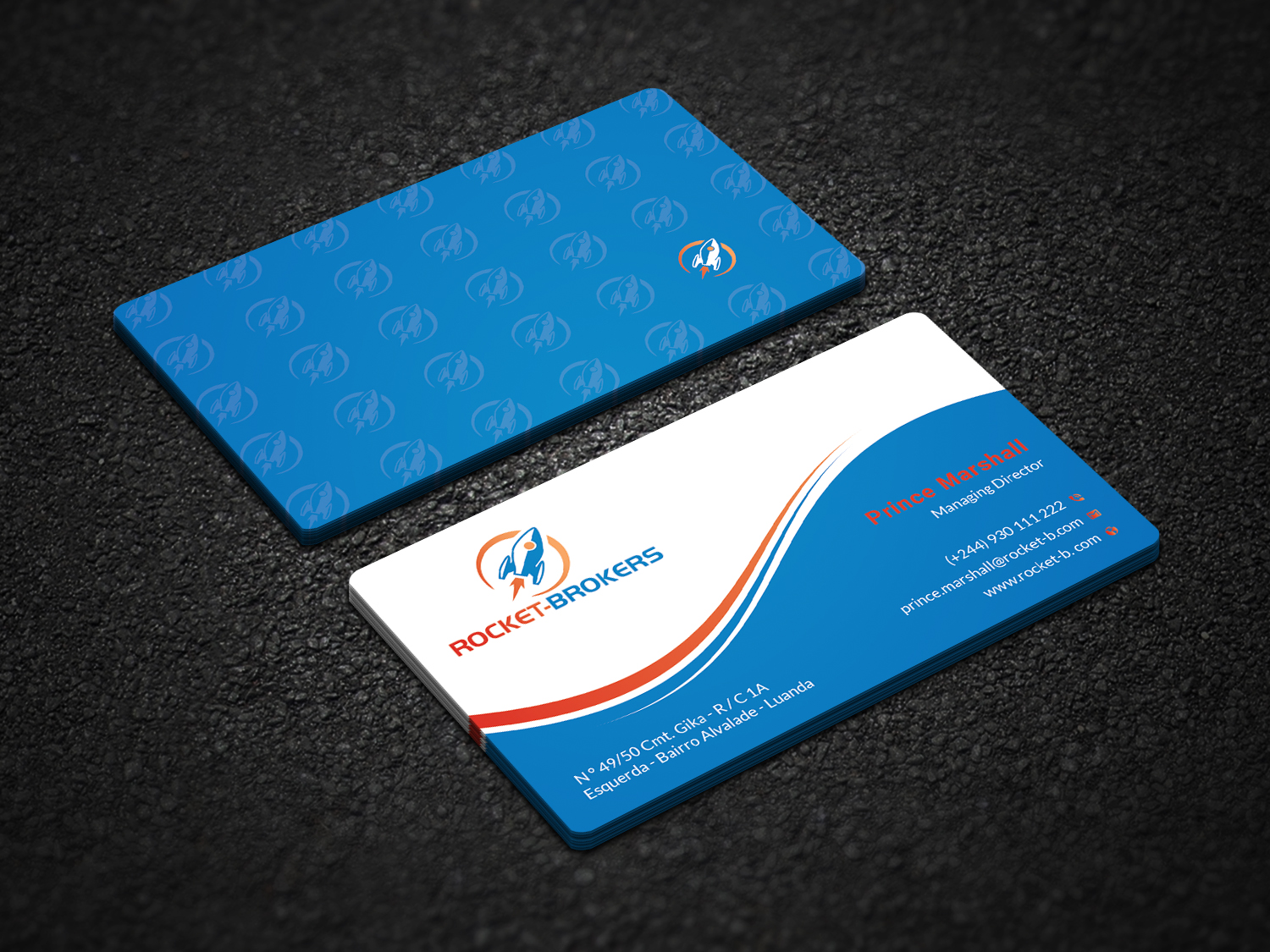 Diseño de Tarjeta de Presentación por Uttom 2 para ROCKET BROKERS | Diseño #22420780