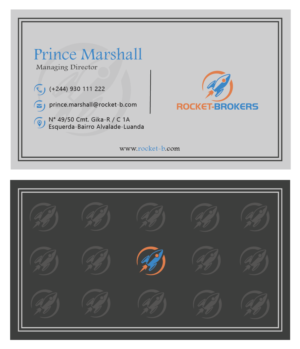 Visitenkarten-Design von Kreative Destiny für ROCKET BROKERS | Design: #22427451