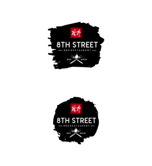 8TH STREET | Logo Design by BlackAngle
