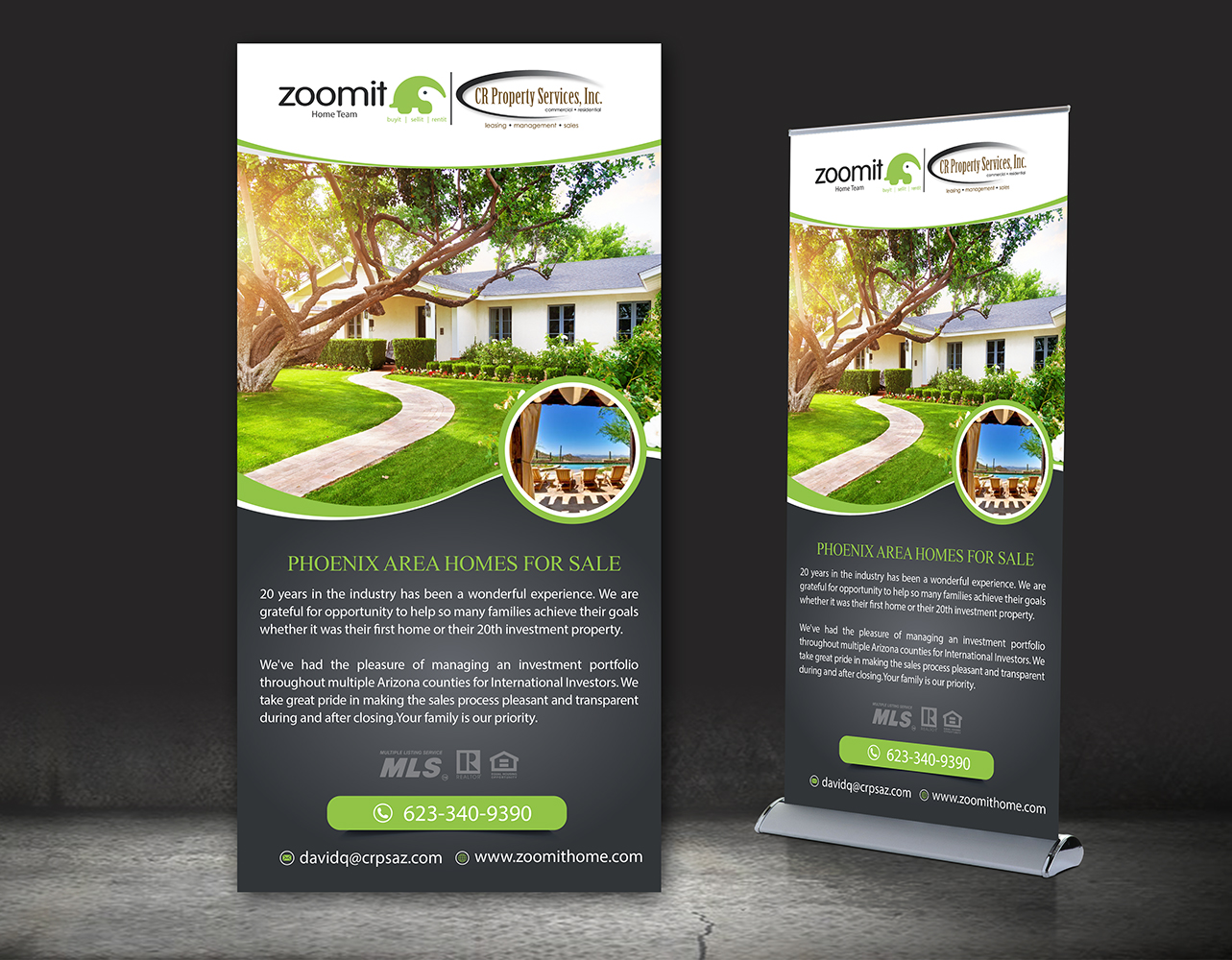 Trade Show Booth Design by alex989 for Zoomit  | Design #22419554