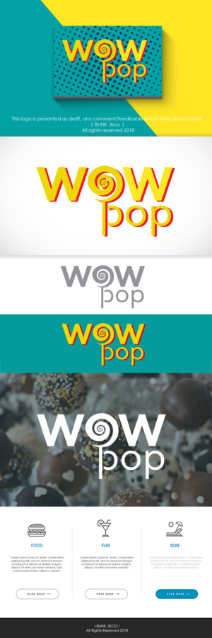 WOWpops! | Logo Design by Kim Ji
