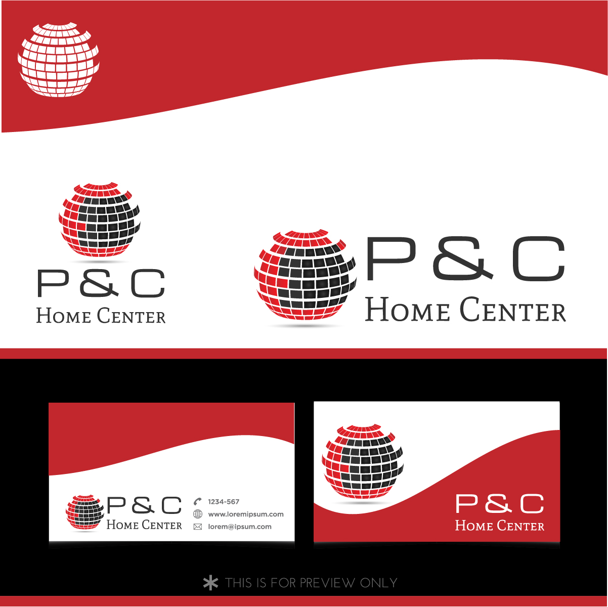Logo Design by Pixel Story for P & C Home Center | Design #3085521