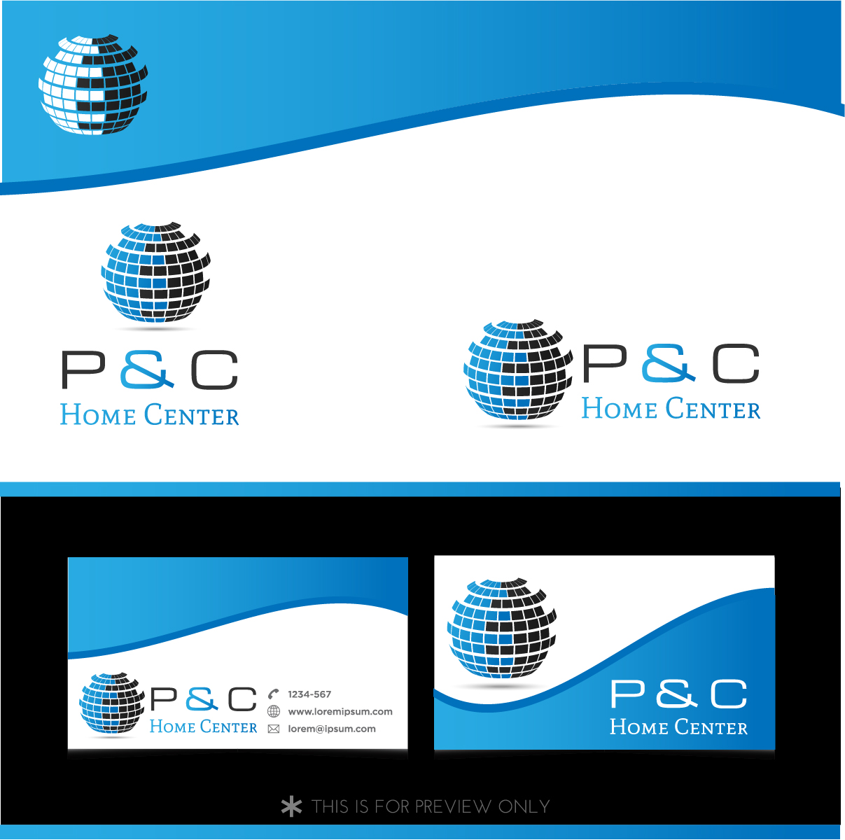 Logo Design by Pixel Story for P & C Home Center | Design #3086382