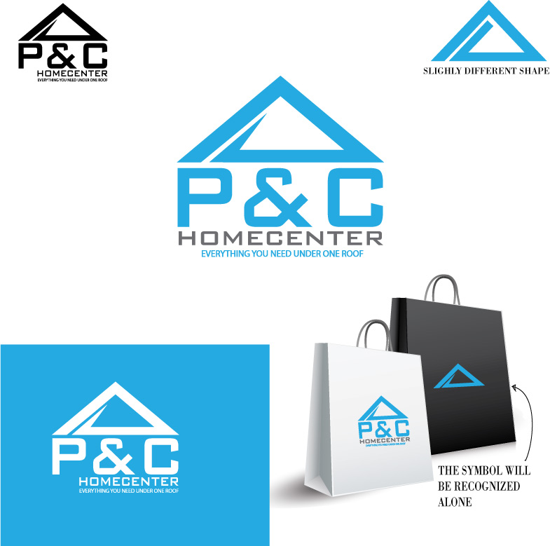 Diseño de Logo por Katherine para P & C Home Center | Diseño: #3020495