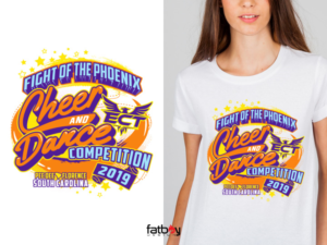 FIGHT OF THE PHOENIX CHEER AND DANCE COMPETITION | T-Shirt-Design von Fatboy Graphic