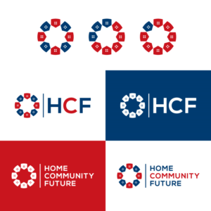 HCF (would consider the words: Home-Community-Future if it is not too busy).  | Diseño de Logo por sushsharma99