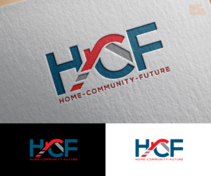 HCF (would consider the words: Home-Community-Future if it is not too busy).  | Diseño de Logo por step forward 2
