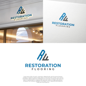 Restoration Flooring | Logo Design by laba tiada henti