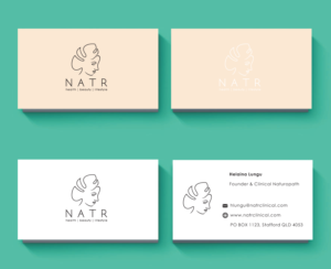 Logo Design by bijuak for NATR Health & Beauty | Design: #22435350