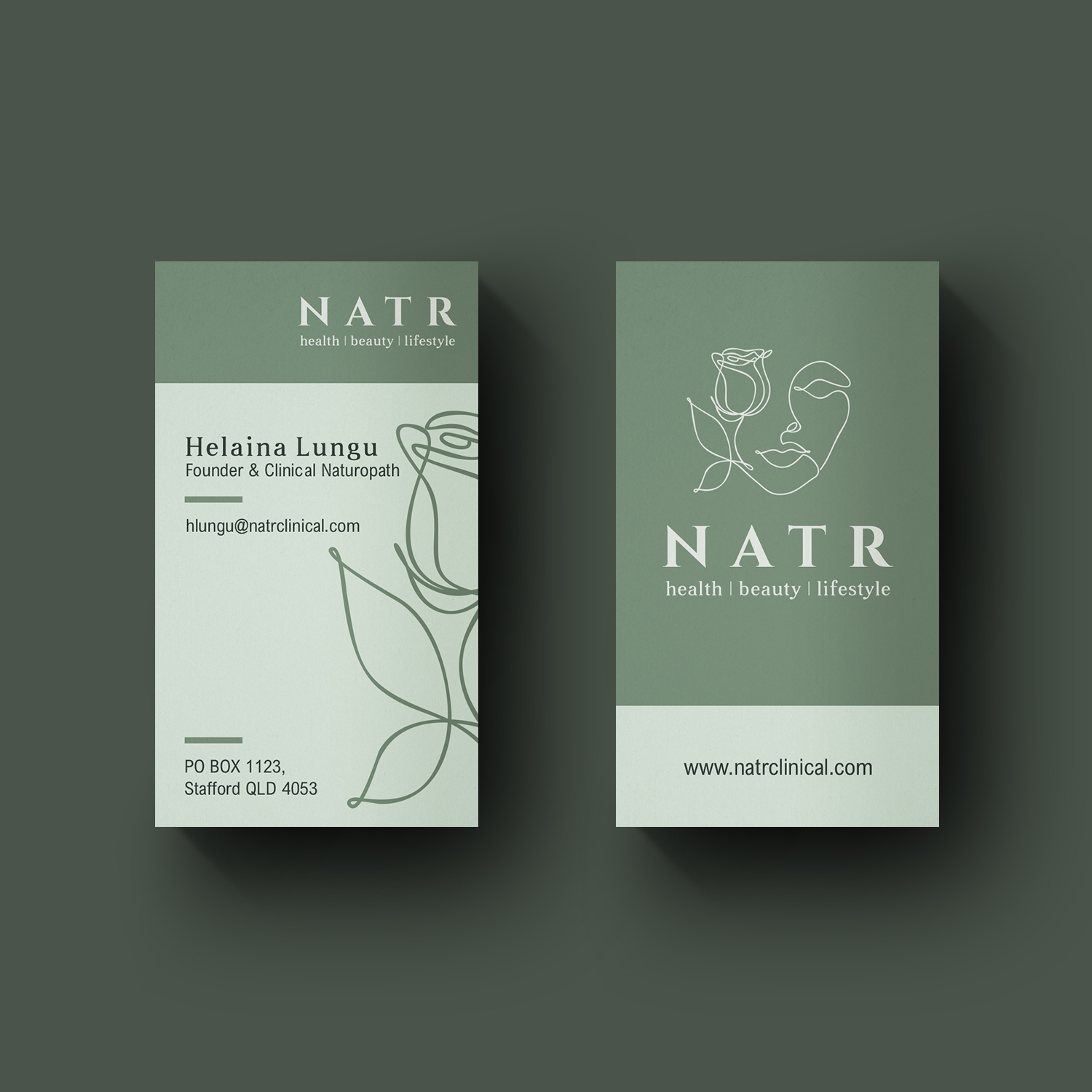 Logo Design by Ana White for NATR Health & Beauty | Design #22472070
