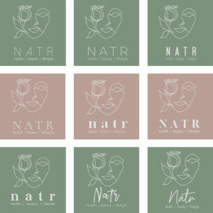 Logo Design by Ana White for NATR Health & Beauty | Design: #22485009