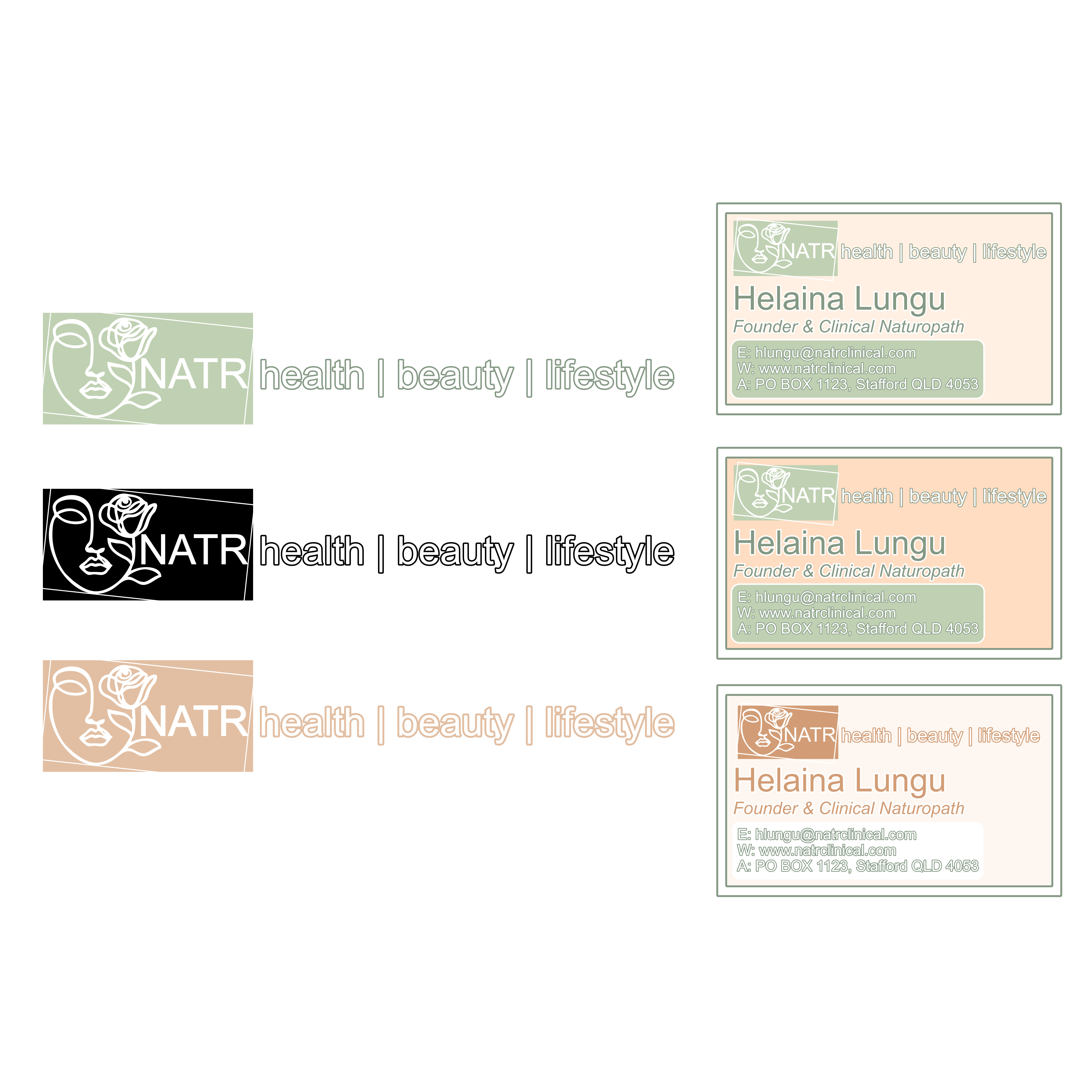 Logo Design by Flamingo Design and Illustration for NATR Health & Beauty | Design #22445384