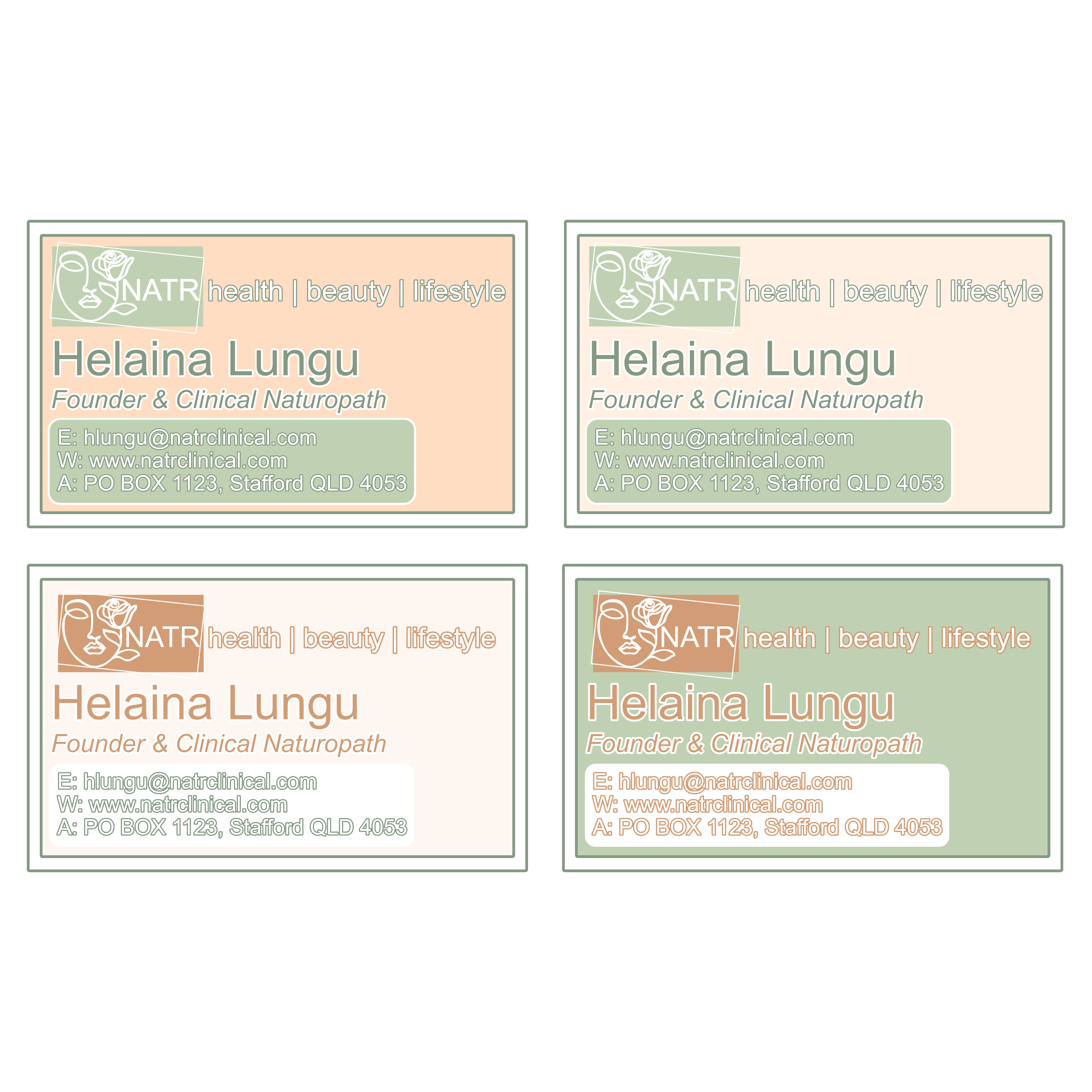 Logo Design by Flamingo Design and Illustration for NATR Health & Beauty | Design #22445492