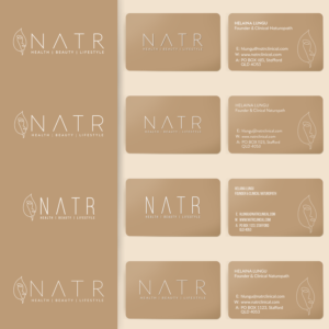 Logo Design by Ashna_AtPineapple for NATR Health & Beauty | Design: #22475202