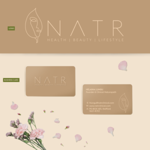 Logo Design by Ashna_AtPineapple for NATR Health & Beauty | Design: #22468322