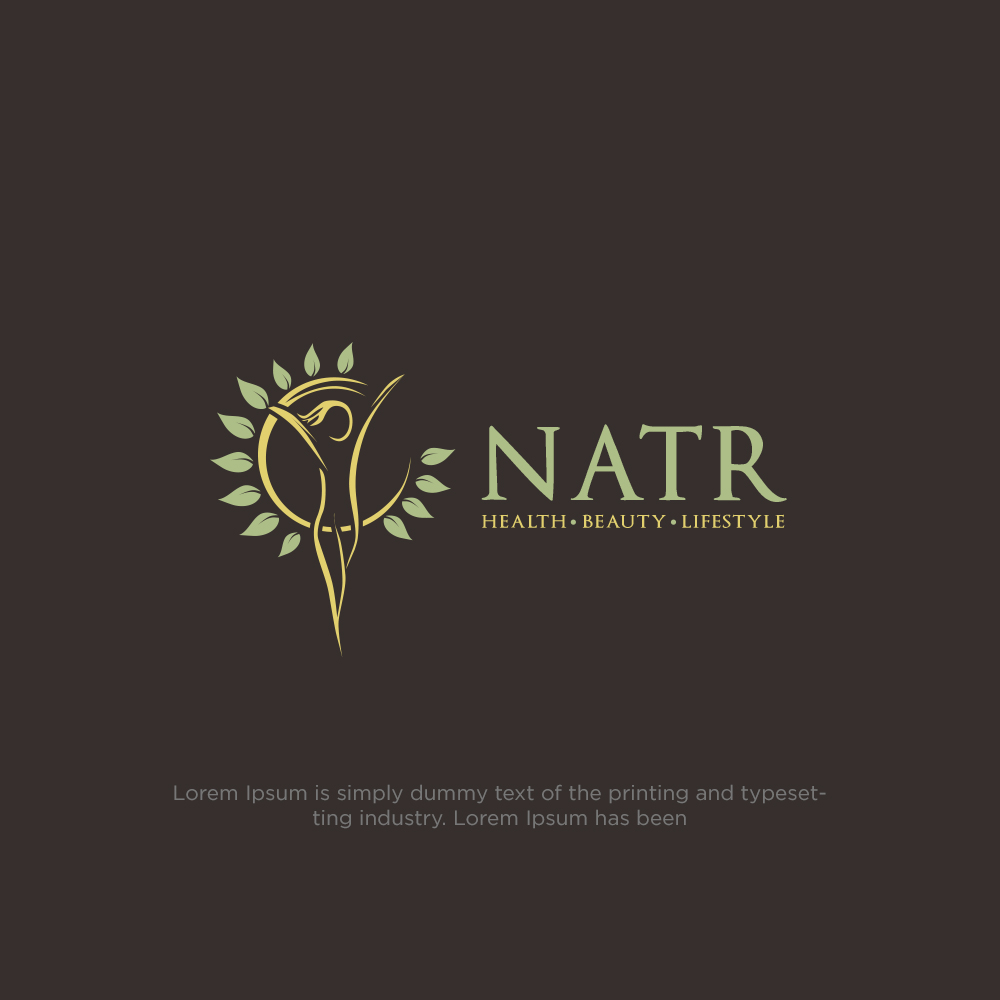 Logo Design by luthfanajah 2 for NATR Health & Beauty | Design #22451543