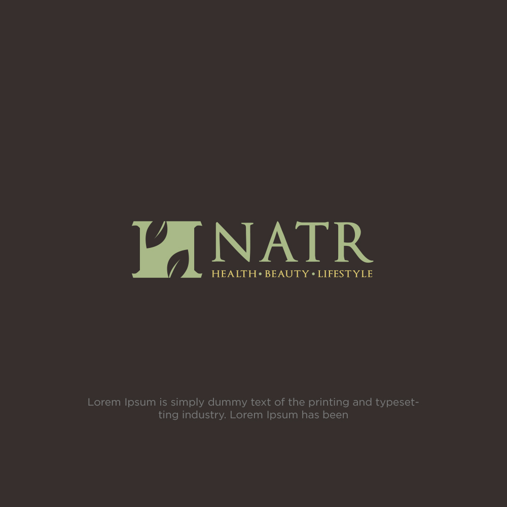 Logo Design by luthfanajah 2 for NATR Health & Beauty | Design #22451569
