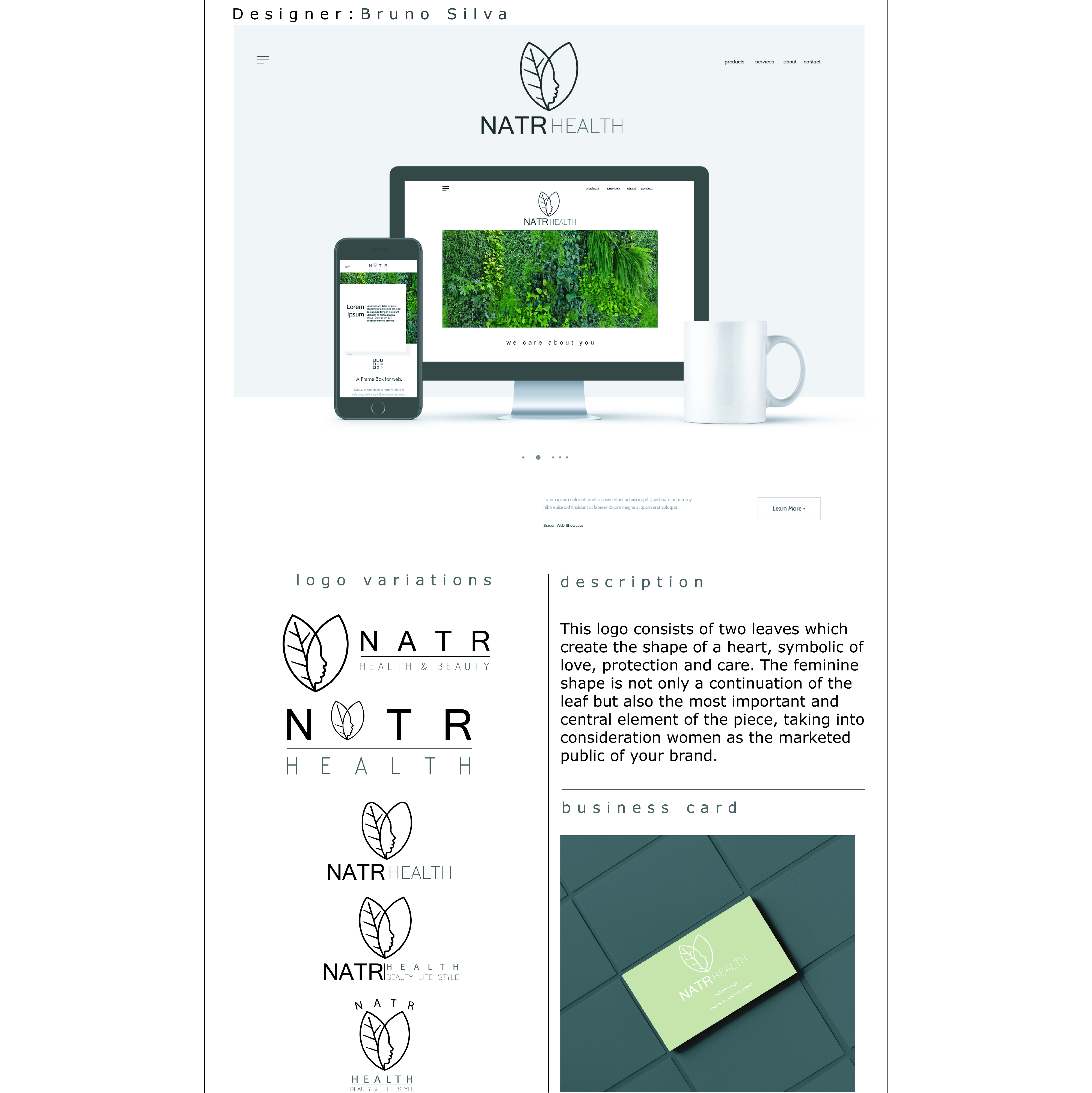 Diseño de Logo por EyeFungus para NATR Health & Beauty | Diseño #22443106