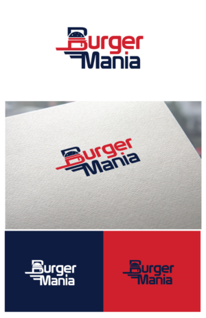 Burger Mania | Logo Design by AbhishekkM'24