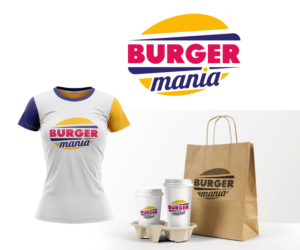 Burger Mania | Logo Design by H-H Arts