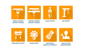 Overhead crane company needs vector graphics for website