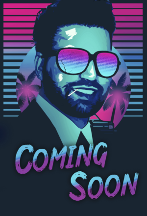 80's style coming soon instagram post | Graphic Design by Wally_F