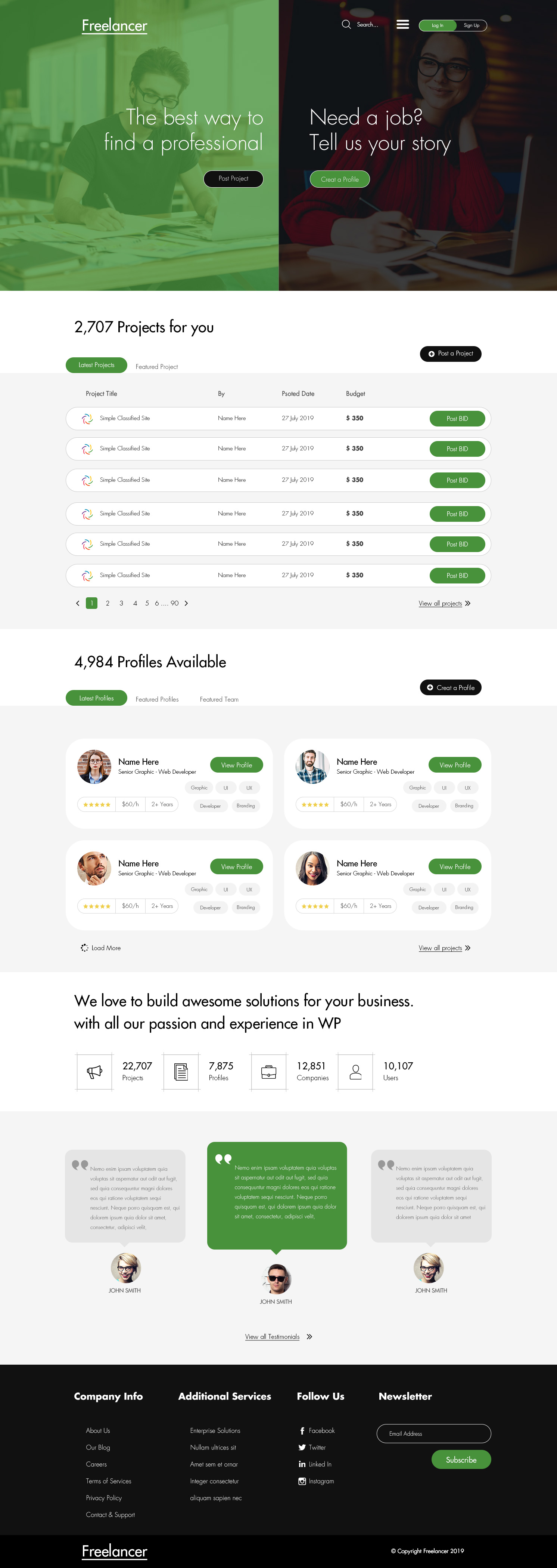 Web Design par Designanddevelopment pour ce projet | Design : #22444883
