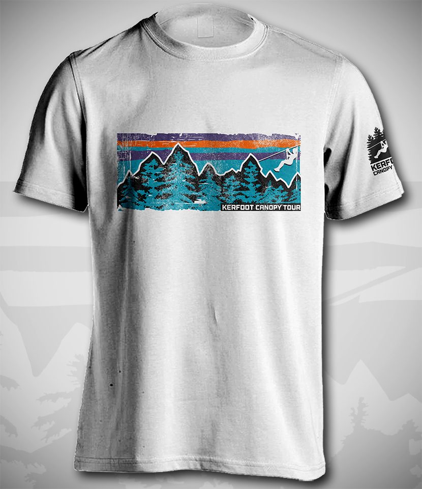 Diseño de Camiseta por Jonya para Kerfoot Canopy Tour | Diseño #22464806
