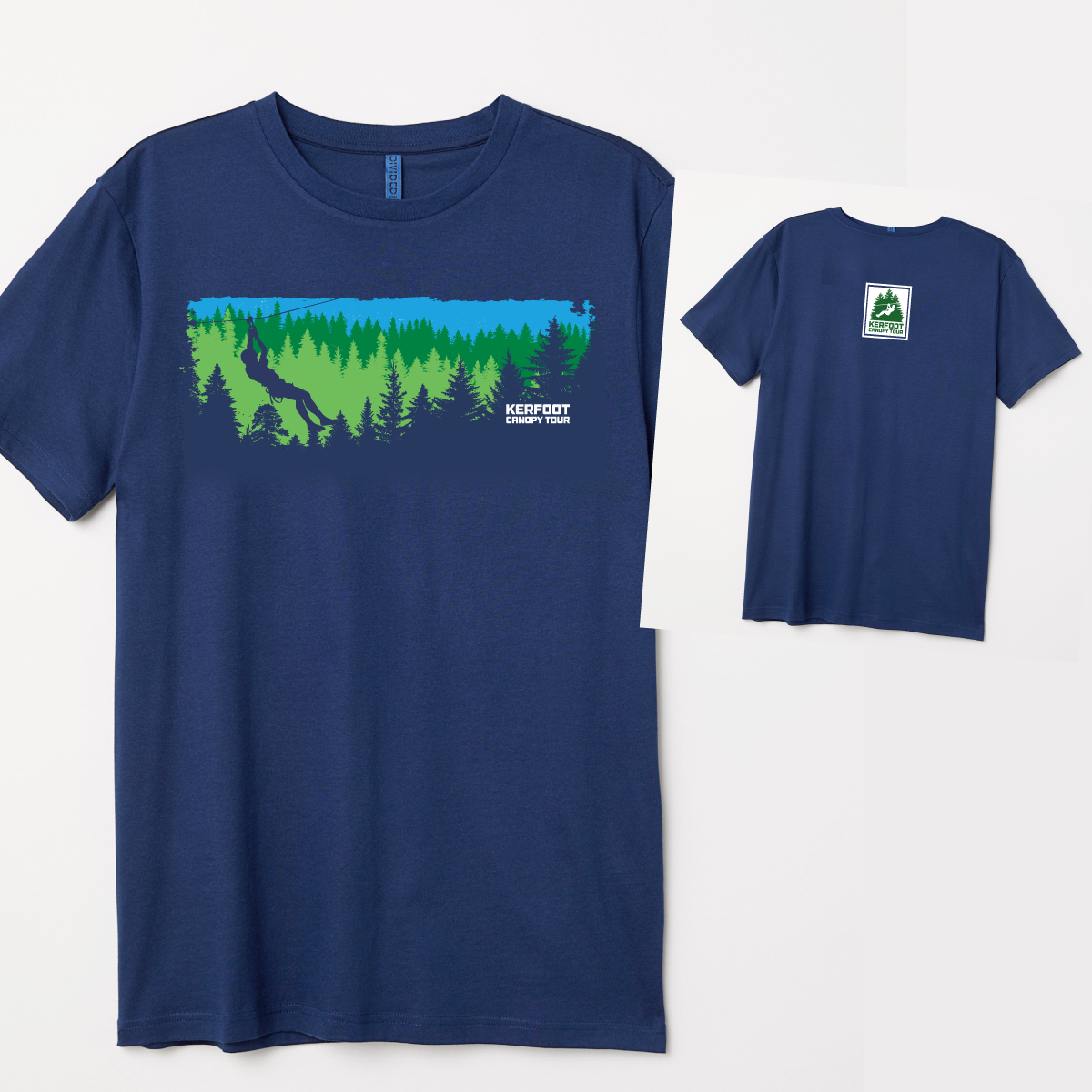 T-Shirt-Design von aneela für Kerfoot Canopy Tour | Design #22432320
