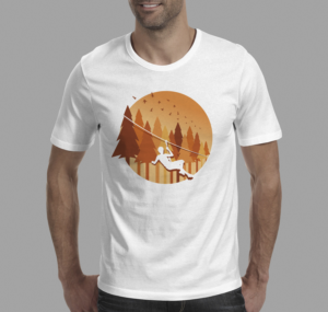 T-shirt Design by atularts for Kerfoot Canopy Tour | Design: #22431693