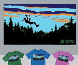 T-shirt Design by Tee and Eh? for Kerfoot Canopy Tour | Design: #22439829