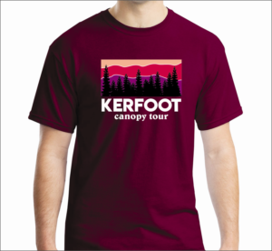 Diseño de Camiseta por dery88 para Kerfoot Canopy Tour | Diseño #22470222