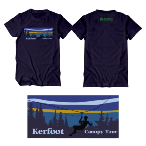 T-shirt Design by Uprinteez for Kerfoot Canopy Tour | Design: #22429540