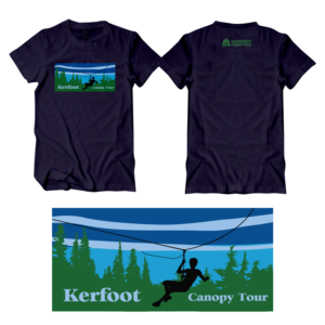 T-shirt Design by Uprinteez for Kerfoot Canopy Tour | Design: #22429550