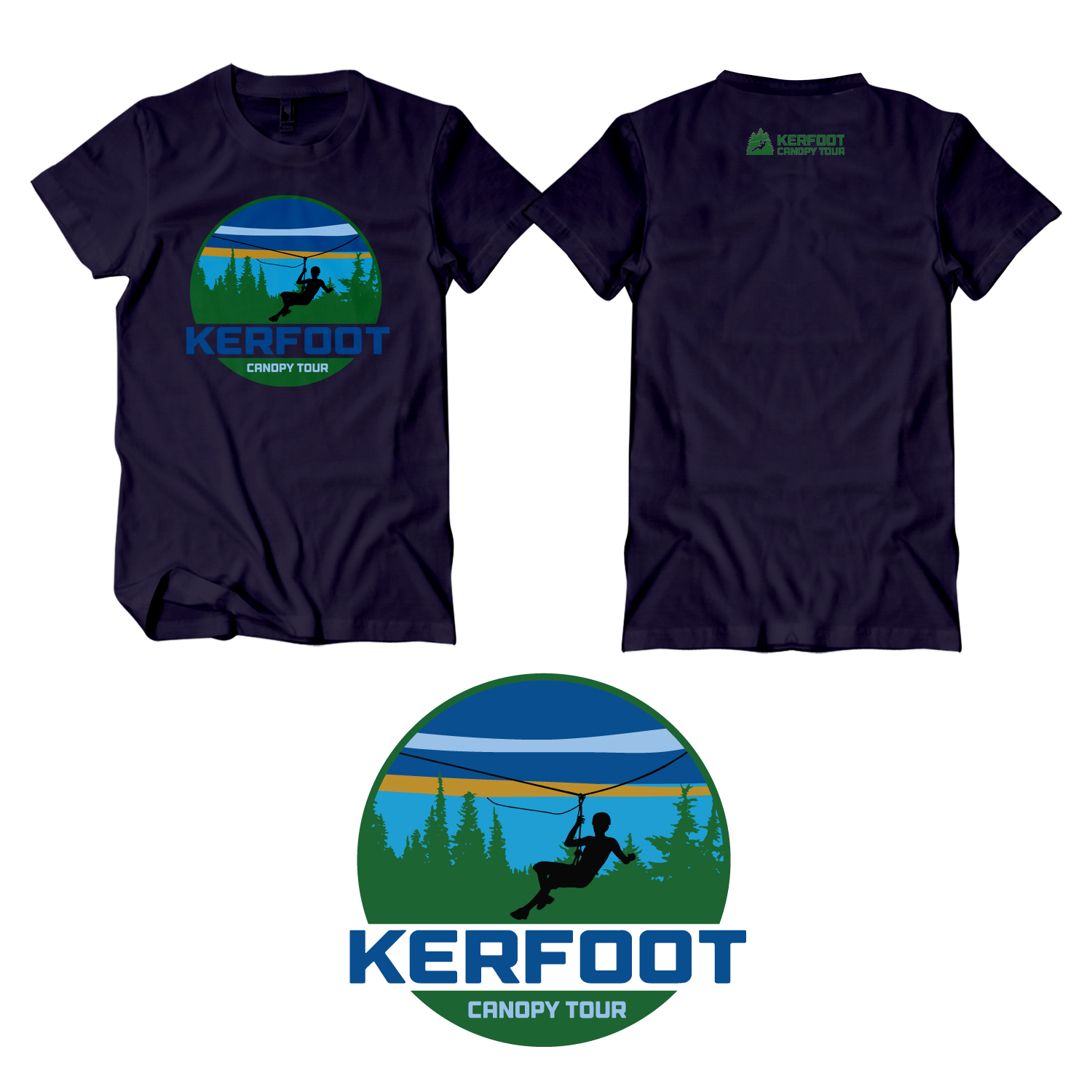 T-Shirt-Design von Uprinteez für Kerfoot Canopy Tour | Design #22429618