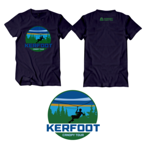 T-shirt Design by Uprinteez for Kerfoot Canopy Tour | Design: #22429618