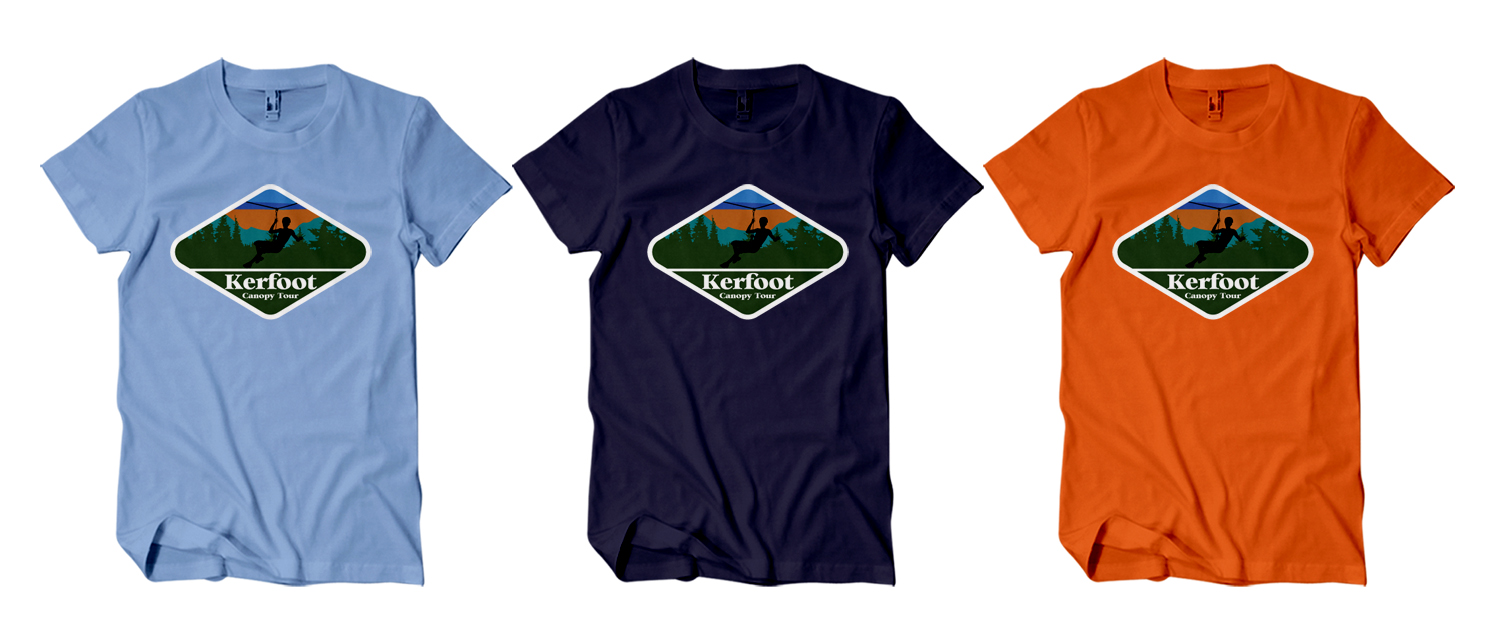 T-shirt Design by Uprinteez for Kerfoot Canopy Tour | Design #22431473