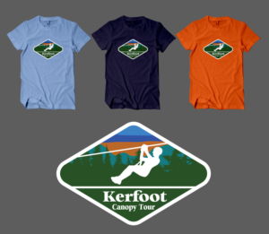 T-shirt Design by Uprinteez for Kerfoot Canopy Tour | Design: #22437077