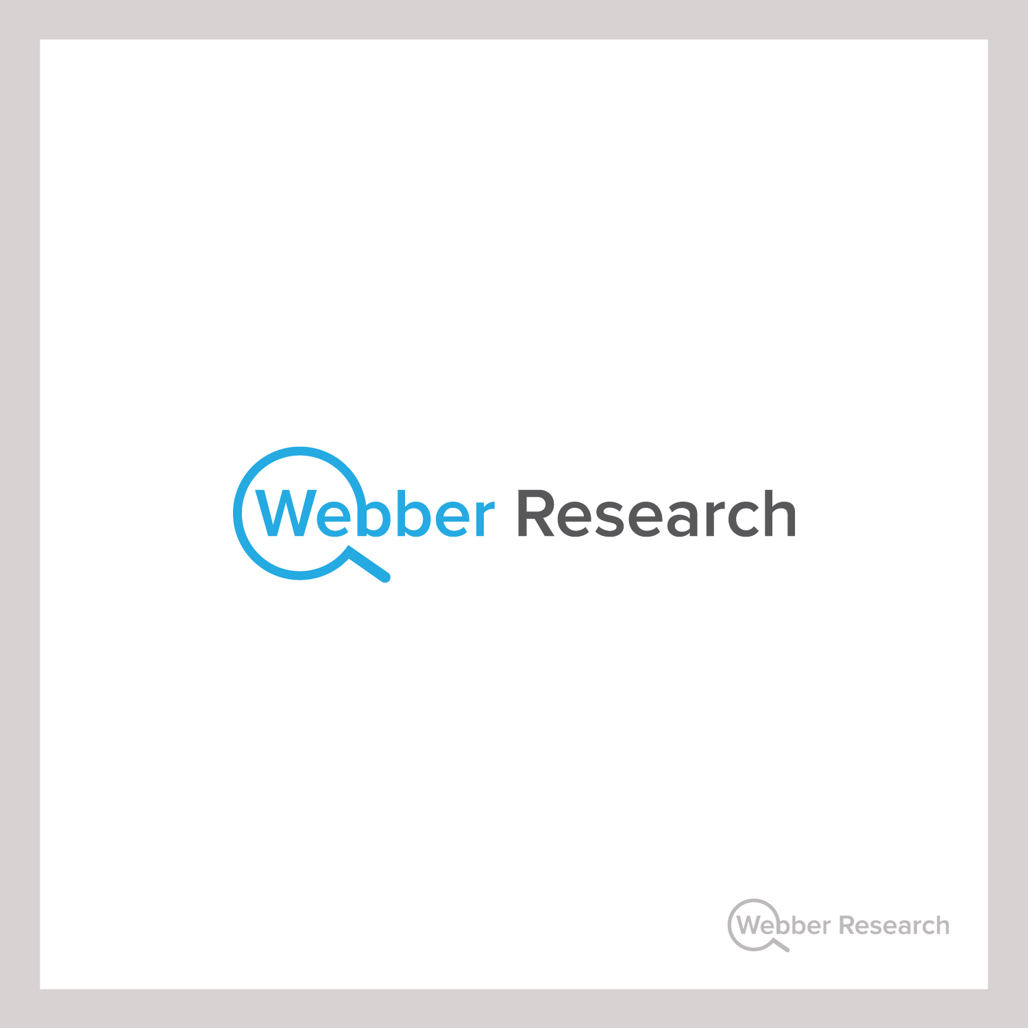 Logo Design by MG.graphics for Webber Research & Advisory LLC | Design #22439786