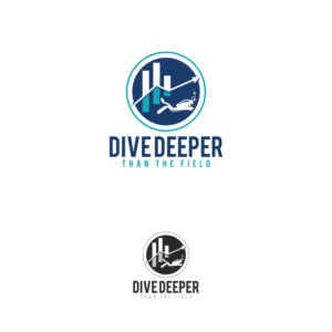 Dive deeper than the field  | Logo Design by Graphic Bricks